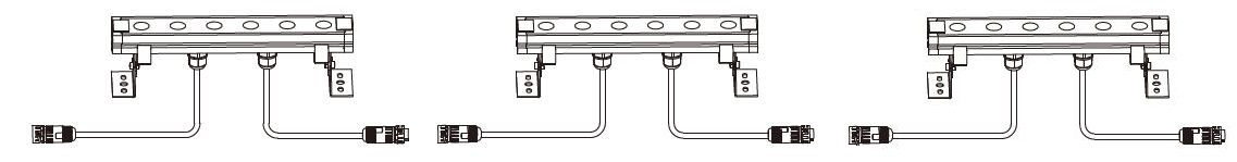 Connection Demo for plug and Socket IP68 Waterproof Connector