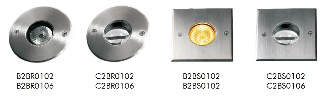 B2B and C2B series LED Inground Lights