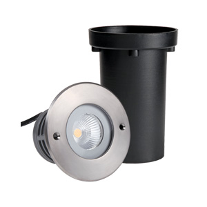 R2CDR0126 1x6W CREE COB LED Inground Lights Round Front Cover