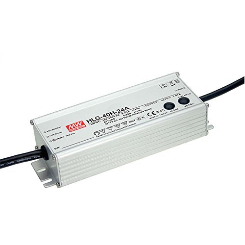 Mean Well HLG-Series IP65 or IP67 Waterproof CV + CC LED Driver