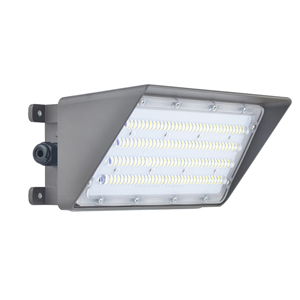 35W-100W LED Wallpack Light with Right-angle or Flat PC cover