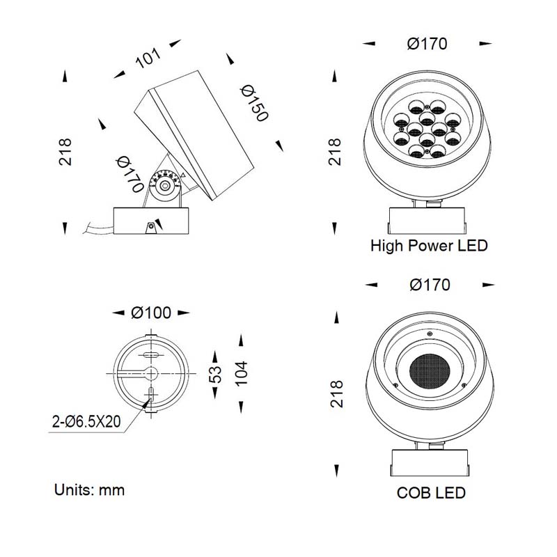 Lampe de poche LED-Cree 3 watts avec 3 modes d'éclairage, 150 lm,  focalisable, À LED