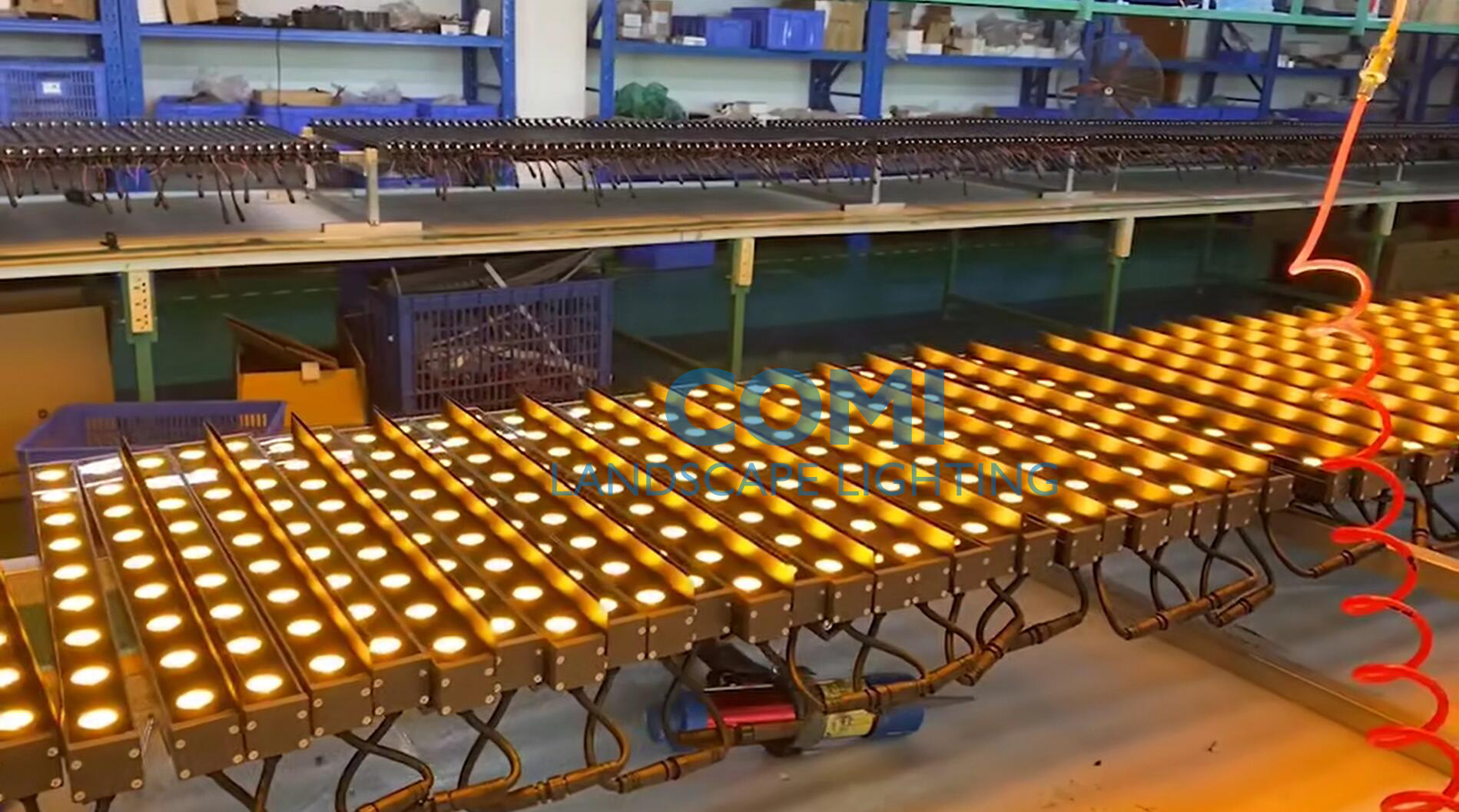 COMI Landscape lighting_LED Wall Washer Production lines