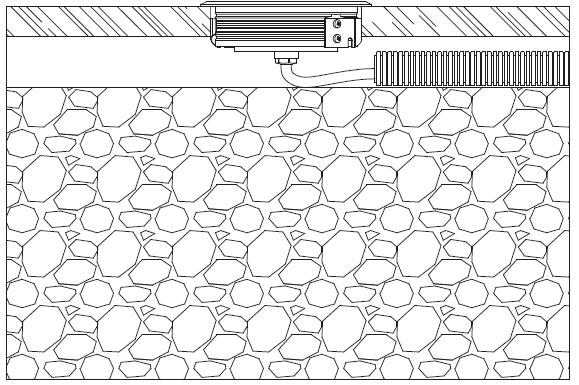 slim type wooden floor led inground light installation_3