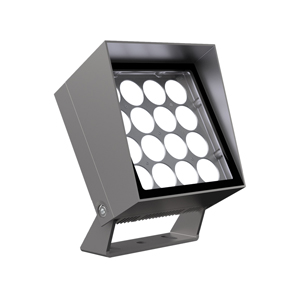 IP66 Outdoor Flood light with Visor in Mono or RGBW DMX 75W 100W