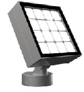 Flood lights with round base