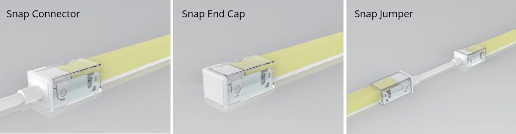 IP67 DIY Snap type Connector for neon LED strip