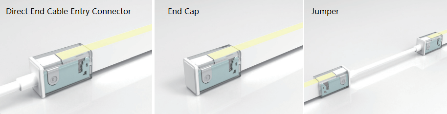 IP67 DIY Snap connector for F15 neon LED flex