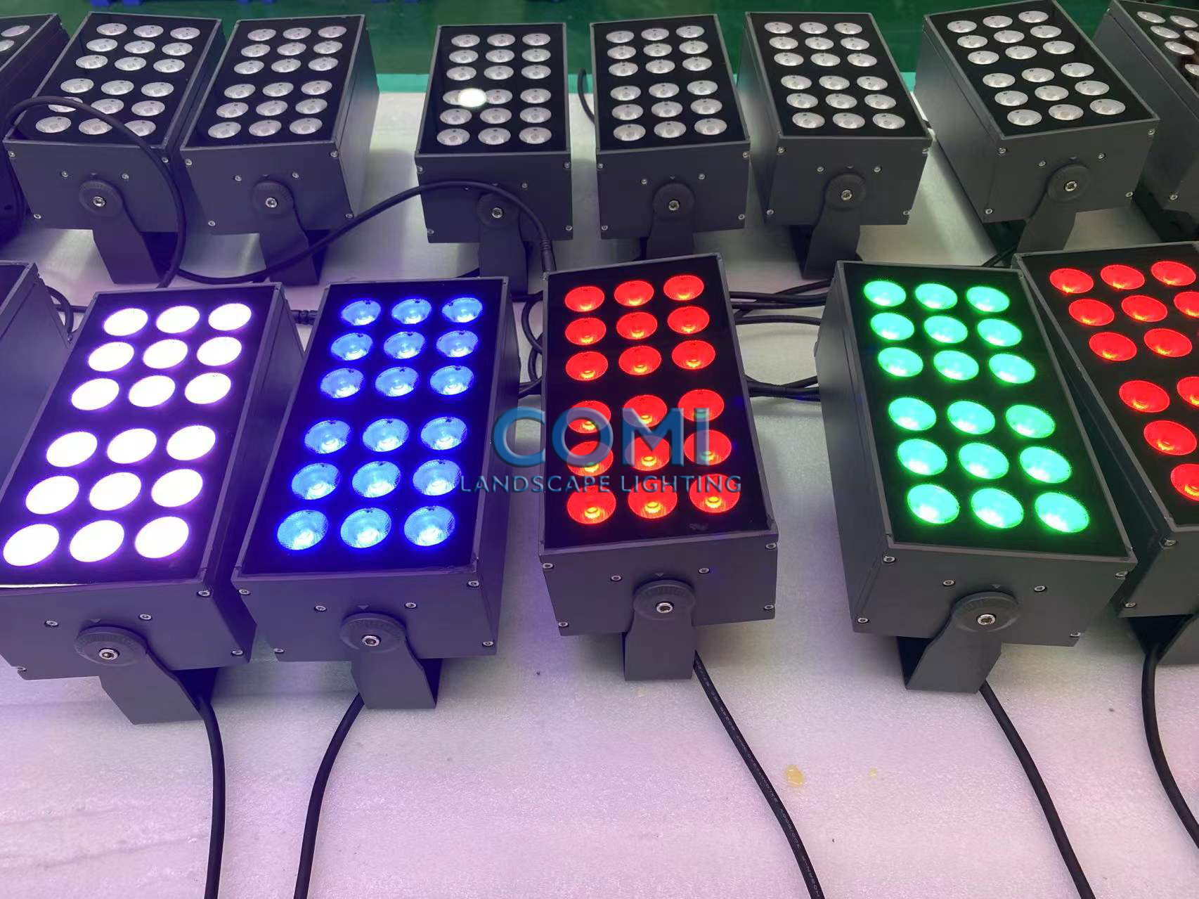 RGB DMX 512 LED Flood Lights For Customer from Vietnam