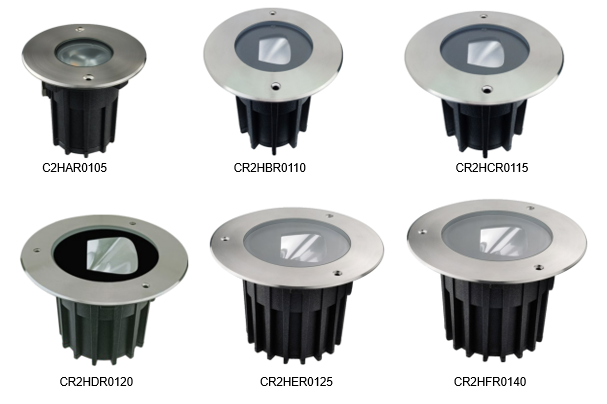 asymmetrical COB LED inground lights