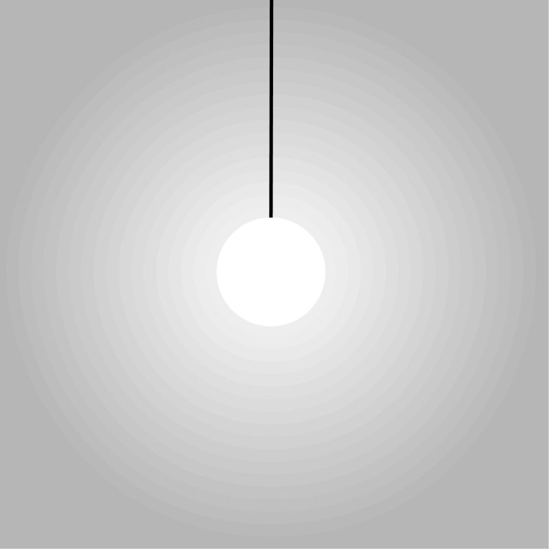 Unshielded pendant luminaires for general illumination