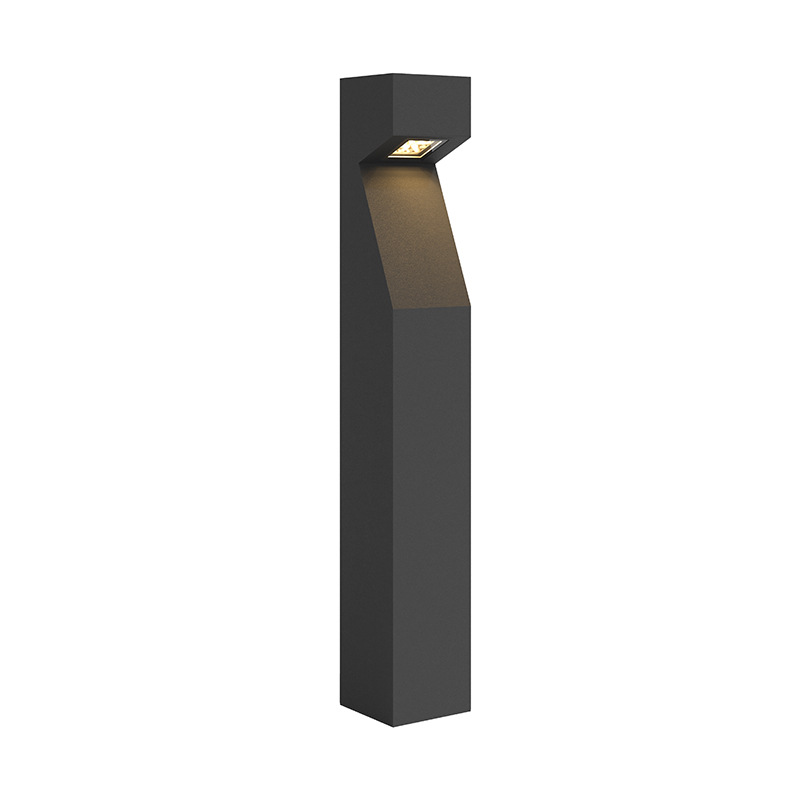 10W Outdoor IP65 LED Square Bollard Light