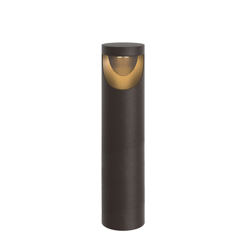 12W Outdoor Bollard Light 180 Degree Beam for Country Yard Lighting