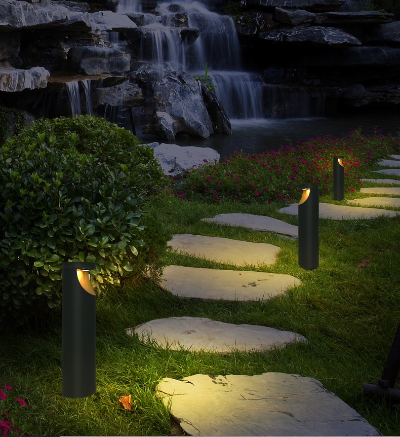 bollard column lamps for courtyard road lighting